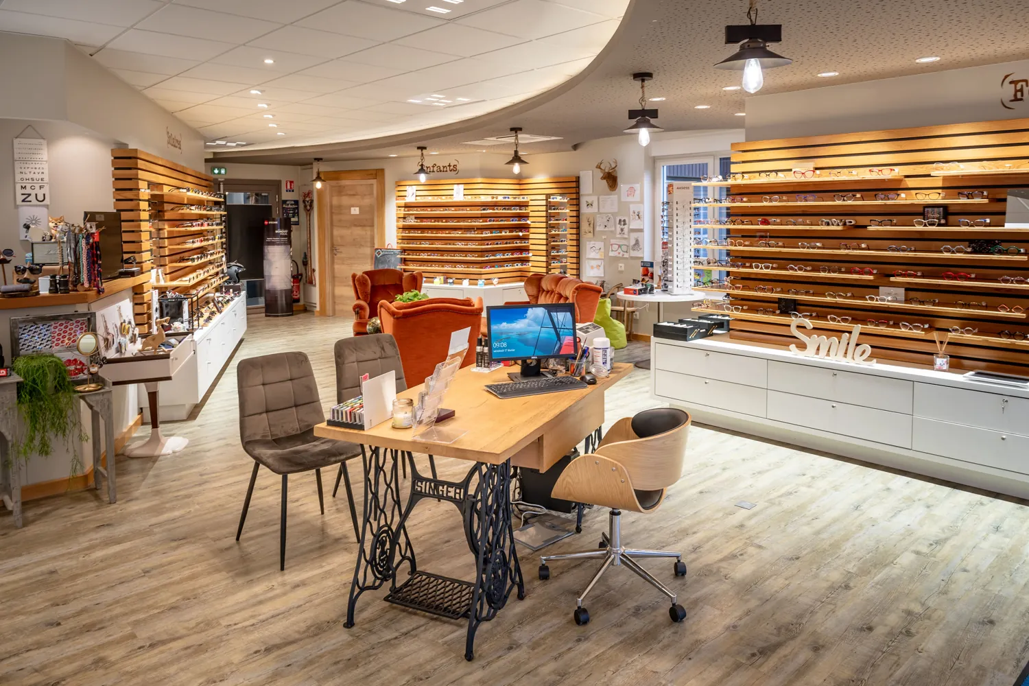 Espace d'accueil aéré chez Oeil de Bisch