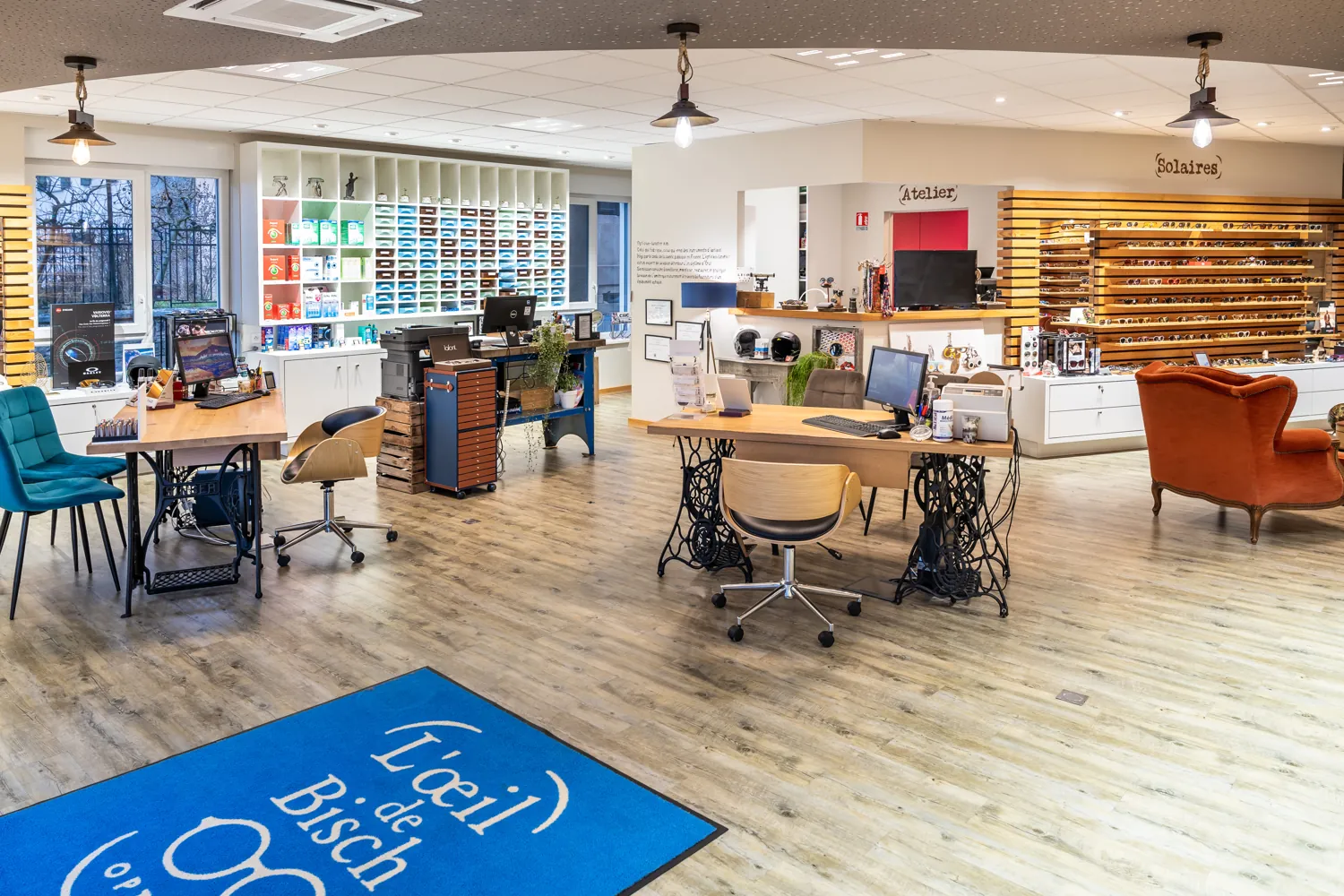 Espace d'accueil aéré chez Oeil de Bisch