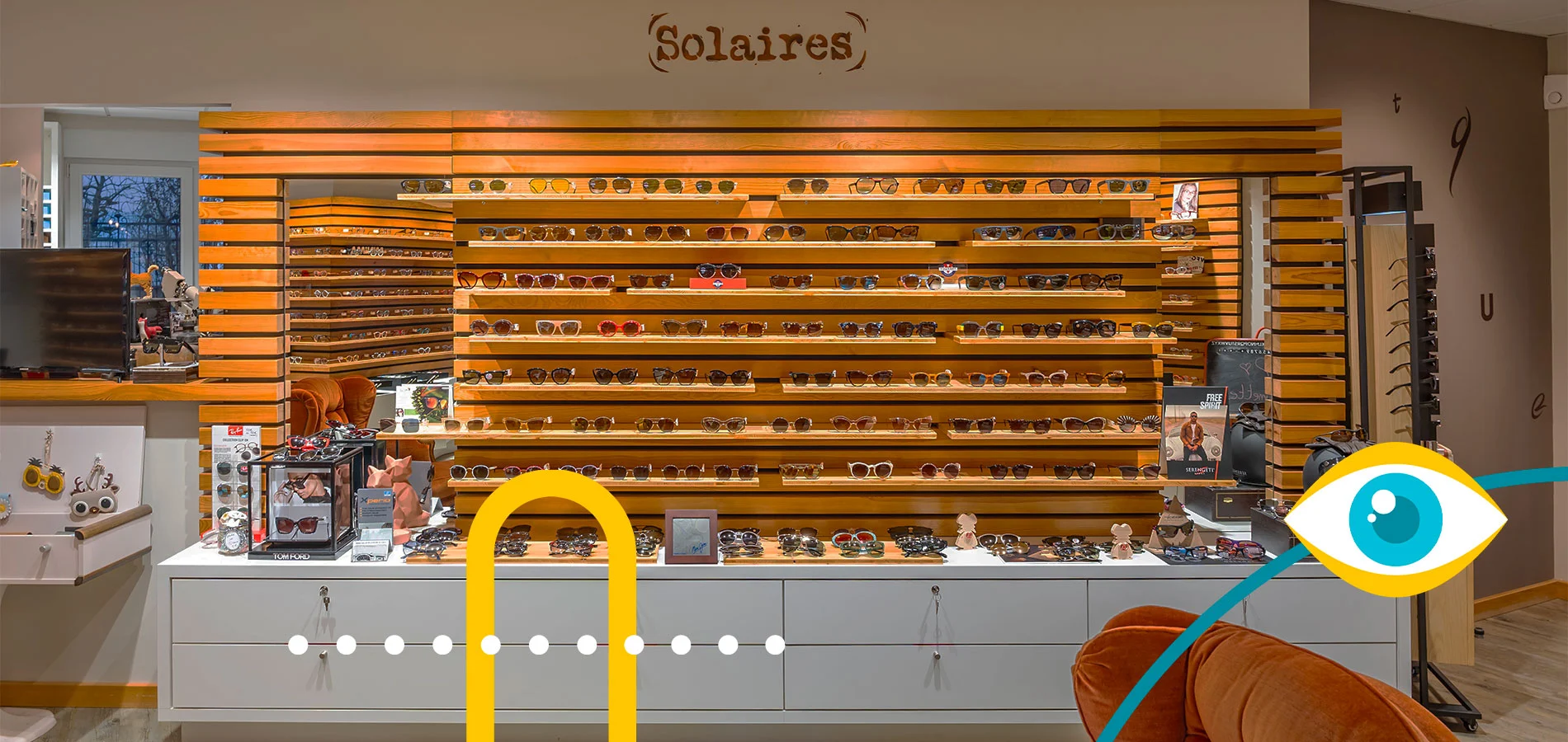 Magasin de l'Oeil de Bisch à Bischoffsheim, proche d'Obernai